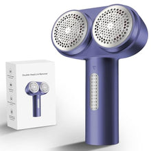 Load image into Gallery viewer, Fabric Shaver, Dual Motor Electric Lint Shaver for Clothes, 6 Blades, Purple_1