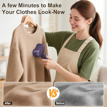 Load image into Gallery viewer, Fabric Shaver, Dual Motor Electric Lint Shaver for Clothes, 6 Blades, Purple_500