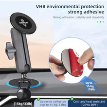 Load image into Gallery viewer, FANAUE SC-03T9 Car Mount Compatible with RAM Mount B Size Ball Head, Magnetic Phone Holder for Dashboard, Windshield & Other Car Accessories - 4.7 to 7.5 inch Smartphones, Gray_3720