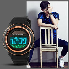Load image into Gallery viewer, Fanmis S-shock Multi Function Digital LED Quartz Solar Power Black Sport Watches Rose Gold_511