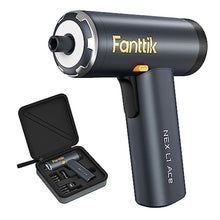 Load image into Gallery viewer, Fanttik L1 Ace 3.7V Cordless Screwdriver, Electric Screwdriver Kit with EVA Storage Bag, 6 Settings Torque Knob, HD Display, 2000mAh, LED Light, 1/4''Hex, Repair Tool for Desktop/Furniture, Grey_1