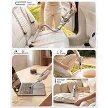 Load image into Gallery viewer, Fanttik Slim V10 Ultra Cordless Car Vacuum, 4-in-1 Portable Mini Vacuum with 19kPa Suction, Freely Combinable Accessories, 2 Suction Modes, Handheld Vac for Car, Small Jobs, Keyboard, Office (Brown)_699