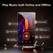 Load image into Gallery viewer, Fanvace 5 Inch 96GB MP3 Player with Bluetooth WiFi, Android 13 MP3 & MP4 Players with Speaker, 4GB RAM & 32GB ROM, Spotify Music Player with Audible, FM Radio, Amazon Music, Play Store, Black_456