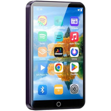Load image into Gallery viewer, Fanvace Android MP3 Players with Bluetooth and WiFi, MP3 & MP4 Players with 4" Touchscreen and Speaker, Spotify MP3 Music Player with Audible, Amazon Music, Play Store (16GB, Purple), GBPurple_1