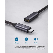Load image into Gallery viewer, Faracent USB Type C Extension Cable (10FT/3M), USB 3.2 (10gbps) Type C Male to Female Extension Charging & Sync for PSVR2, MacBook Pro/iPad mini, MacBook Air M4/ M3, iPad Pro Dell XPS Surface Book, Grey_205