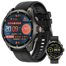 Load image into Gallery viewer, FATONIO GPS Smart Watch for Men, 6 Satellite Positioning Rugged Outdoor for Running, 730 mAh Long Battery Life, 5ATM Waterproof Compass/Altimeter with Answer/Make Call Compatible for Android iOS, Black_1