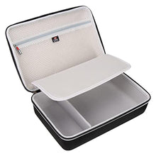 Load image into Gallery viewer, FBLFOBELI Hard Storage Carrying Case for Brother P-Touch Label Maker PTD410/PTD600/D610BT Connected Label Maker, BlackGrey_8544