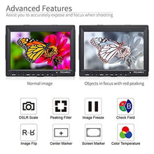 Load image into Gallery viewer, FEELWORLD FW759 7" IPS Ultra-Thin Design 1280x800 HDMI HD On-Camera Field Monitor with Peaking Focus with Sunshade_8291