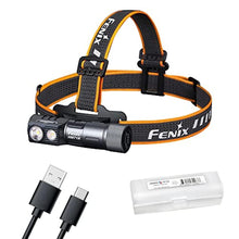 Load image into Gallery viewer, Fenix HM71R Headlamp, 2700 Lumen Super Bright USB-C Rechargeable Spot Light Flood Light L-Shape 90 Degree Right Angle Flashlight Industrial Grade with LumenTac Organizer, Black_1