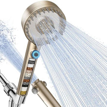 Load image into Gallery viewer, Filtered Shower Head with Handheld, High Pressure Showerhead with Filters, Golden_1