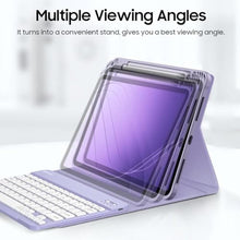 Load image into Gallery viewer, FINTIE Keyboard Case for iPad Air 11-inch M3 (2025) / M2 (2024), iPad Air 5th (2022) / 4th Generation 10.9 Inch - Soft TPU Cover w/Magnetically Detachable Bluetooth Keyboard, Backlight/Purple_895
