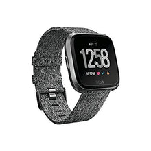 Load image into Gallery viewer, Fitbit Versa Special Edition Smart Watch, Charcoal Woven, One Size (S & L Bands Included), CharcoalWoven_1