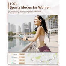 Load image into Gallery viewer, Fitoncloud Smart Watches for Women(Make/Answer Call) with Diamond:1.3" Fitness Tracker Watch for HR/Blood Pressure/SpO2/Sleep Monitor,Digital Running Watches for Women Android/iOS, 2 Straps, StylishRoseGold_3815