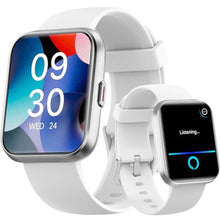 Load image into Gallery viewer, Fitpolo Smart Watches for Men/Women, 1.8'' Alexa Built-in Fitness Tracker Watch with Bluetooth Calls, IP68 Waterproof, Heart Rate/Sleep/SpO2/Stress Monitor, 110 Sport Modes for Android & iPhone, White_1