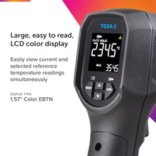 Load image into Gallery viewer, FLIR TG54-2 Infrared Spot Thermometer with Digital Readout: for Non-Contact Temperature Measurements up to 1,562 Degrees F, Black_7613
