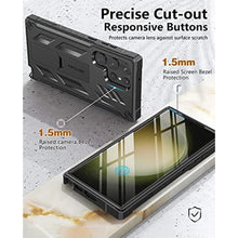 Load image into Gallery viewer, FNTCASE for Samsung Galaxy S23-Ultra Case: Military Grade Drop Proof Protection Mobile Cover with Kickstand | Matte Textured Rugged Shockproof TPU | Protective Sturdy Phone Case - Brown, ZBrown_1633