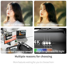Load image into Gallery viewer, Fockety 4K 64MP Video Camera Camcorder, 28X Digital Zoom HD Digital Camera Recorder with 3 Inch Rotation Screen, LED Light, Kids Vlogging Camera, Travel Handycam Camcorder Camera_58