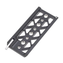 Load image into Gallery viewer, FocusFoto 5" Dovetail Bridge Plate Bottom Tripod Baseplate Lightweight Base Plate Mount for Tilta Standard Camera Cage, Black_8378