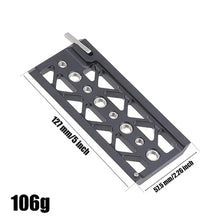 Load image into Gallery viewer, FocusFoto 5" Dovetail Bridge Plate Bottom Tripod Baseplate Lightweight Base Plate Mount for Tilta Standard Camera Cage, Black_8379