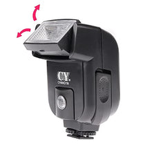 Load image into Gallery viewer, FocusFoto YINYAN CY-20 Universal Hot Shoe On-Camera Flash Speedlite Electronic Speedlight with Sync Port for Nikon Canon Panasonic Olympus Pentax Alpha Digital DSLR Camera Flash Light, Daylight_8051
