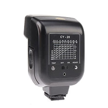 Load image into Gallery viewer, FocusFoto YINYAN CY-20 Universal Hot Shoe On-Camera Flash Speedlite Electronic Speedlight with Sync Port for Nikon Canon Panasonic Olympus Pentax Alpha Digital DSLR Camera Flash Light, Daylight_8053