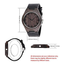 Load image into Gallery viewer, Fodiyaer Custom Engraved Wood Watch Gifts for Husband Men Boyfriend Him As Personalized Anniversary Christmas Birthday Father Day Graduation Valentine's Wooden Gift Idea_133