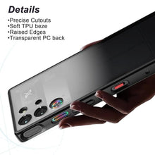 Load image into Gallery viewer, Foluu Slim Fit Case for ZTE Nubia Red Magic 10 Pro/Red Magic 10 Pro+, Translucent Matte Hard PC Back & Soft TPU Bumper Protective Shockproof Scratch Resistant Case for Red Magic 10 Pro 2024 (Black)_3348
