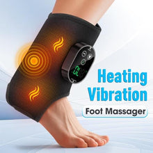 Load image into Gallery viewer, Foot Massager for Neuropathy Plantar Fasciitis, Ankle Massager Heat Pad, Black_1