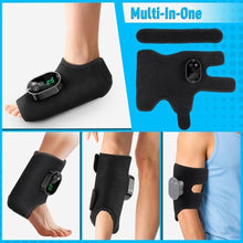 Load image into Gallery viewer, Foot Massager for Neuropathy Plantar Fasciitis, Ankle Massager Heat Pad, Black_214