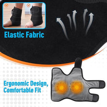 Load image into Gallery viewer, Foot Massager for Neuropathy Plantar Fasciitis, Ankle Massager Heat Pad, Black_215