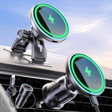 Load image into Gallery viewer, for iPhone Magsafe Car Mount Charger Vent-LED Wireless Car Charger, DeepBlack_1