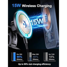 Load image into Gallery viewer, for iPhone Magsafe Car Mount Charger Vent-LED Wireless Car Charger, DeepBlack_620