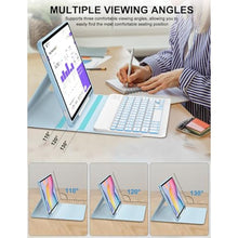 Load image into Gallery viewer, for Samsung Galaxy Tab S10 Lite/FE/S9 11 Inch/FE 5G 10.9 Inch Keyboard Case, SkyBlue_35
