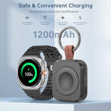 Load image into Gallery viewer, for Samsung Galaxy Watch Charger,1200mAh Portable Charger, Black_165