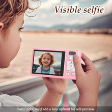 Load image into Gallery viewer, Forc Digital Camera,4K Camara de Fotos with 64GB Card, PinkPremium_769