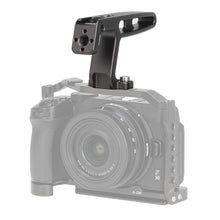 Load image into Gallery viewer, Foto4easy Black Mini Top Handle + Double 1/4"-20 Screw Mount_1