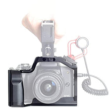 Load image into Gallery viewer, Foto4easy Cage for Canon EOS M5 M50 M50 Mark II Camera with Quick Release 1/4" 3/8" Screw and Cold Shoe Expansion Microphone Monitor Fill Light, Black_7064