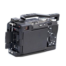 Load image into Gallery viewer, Foto4easy Camera Cage for Sony a7cii /a7cr Camera,Quick Release Plate for Arca-Swiss,1/4" & 3/8" Screw Holes and Cold Shoe Mount for Accessories, Black_6417