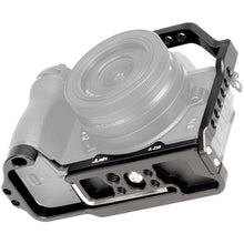 Load image into Gallery viewer, Foto4easy z 50 cage for Nikon Z 50 Camera,Quick Release Plate for Arca-Swiss,1/4" & 3/8" Screw Holes and Cold Shoe Mount for Accessories, Black_6590