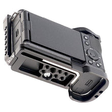 Load image into Gallery viewer, Foto4easy zv-e1 cage for Sony ZV-E1 Camera,Quick Release Plate for Arca-Swiss,1/4" & 3/8" Screw Holes and NATO Rail for Camera Accessories, Black_6673
