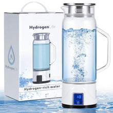 Load image into Gallery viewer, FRAMICS Large Hydrogen Water Bottle 2024, Upgraded Hydrogen Water Bottle Generator with Handle, 1L Large Capacity Hydrogen Water Ionizer Machine with PEM SPE Technology for Home/Office/Daily Drinking_1