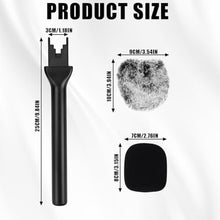Load image into Gallery viewer, Fukaisu Mic Handle for DJI Mic Mini/2/3 RODE Wireless GO 2/3 Hollyland Lark M1/C1 BOYA Mini, Wireless Lav Microphone Holder Handheld Adapter with Windshields for Interview Vlogging Report, asshowninthepicture_88