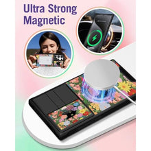 Load image into Gallery viewer, Funermei 2in1 for Samsung Galaxy S24 Ultra Case Women Cute Girls Phone Cover Girly Aesthetic Flower Cat Unique Design Camera Cover Compatible with MagSafe Ring Holder Stand Funda for S24 Ultra_699