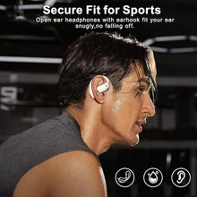 Load image into Gallery viewer, FYSUCSI Open Ear Bluetooth Headphones Wireless Earbuds with Earhook 50H Playback Air Conduction Sweatproof Sports Ear Buds Touch Control Earphones for Running,Workout, Beige_4038