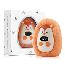 Load image into Gallery viewer, FytStycale Electric Hand Warmer Portable Quick Heating USB Rechargeable Soft Winter Small Hand Warmer for Fishing Camping Outdoor Kids, Orange_1331