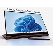 Load image into Gallery viewer, Galaxy Book Pro 360 S Pen +Tips Replacement for Samsung Galaxy Book Pro 360, Book2 Pro 360, Book3 360, Book3 Pro 360 Stylus Pen (Without Bluetooth) for 2-in-1 Laptop, 13.3" /15.6" Stylus Pen(Black)_2009