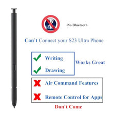 Load image into Gallery viewer, Galaxy S23 Ultra 5G S Pen Replacement S23 Ultra Pen with S23 Ultra Pen Tips Nibs for Samsung Galaxy S23 Ultra 5G Touch Pen 6.8" SM-S918U S918U1 S918W with Needle Repair Part (Black)_7875