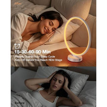 Load image into Gallery viewer, Geecent Sun Lamp 10000 Lux Light Therapy Lamp, UV-Free with Remote Control, 3 Color Temperatures, 4 Bright Levels & Timer, Seasonal Sunlight for Home, Office, White_111