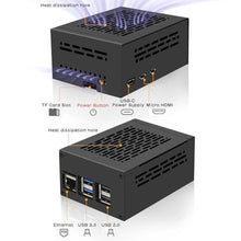Load image into Gallery viewer, Geekworm PCIe Metal Case P579 for Raspberry Pi 5 Support Top M.2 NVMe HAT X1001/X1004/X1003/X1015/X1000 & Raspberry Pi 5 Active Cooler_71