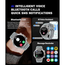 Load image into Gallery viewer, Geelouxian Fitness Smart Watch for Men Women, Bluetooth Calling & 1.8" AMOLED, SpO2/Heart Rate/Sleep Tracker, 100+ Workout Modes, IP67 Waterproof, 7+Day Battery, iPhone Android Compatible (Gray)_895